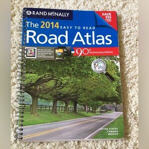 9345 Rand McNally 2014 Easy to Read Road Atlas: United States, Canada, Mexico